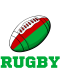Wales Rugby Ball Mug (Black)
